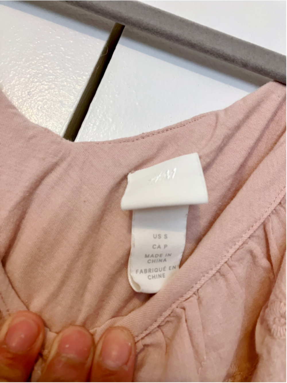 BOHO CHIC H&M DUSTY ROSE RUFFLE TOP - Picture 4 of 5